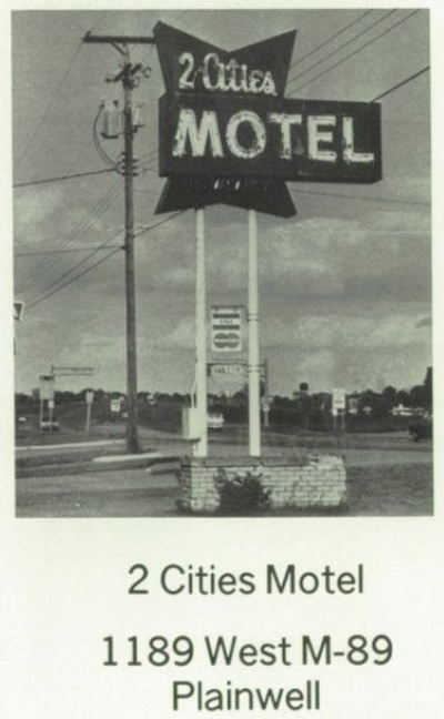 Two Cities Motel (2 Cities Motel) - 1989 Yearbook Ad (newer photo)